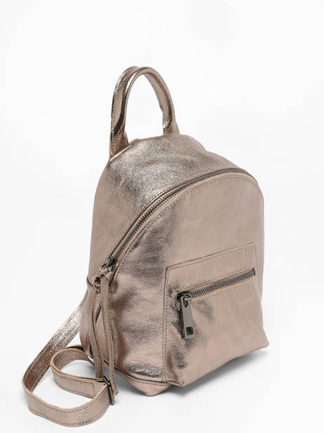 Leather Nine Backpack Milano Brown nine NI23066 other view 3