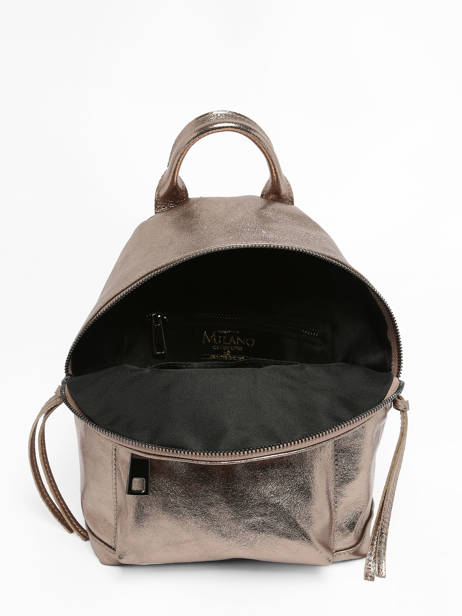 Leather Nine Backpack Milano Brown nine NI23066 other view 4