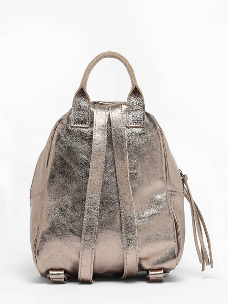 Leather Nine Backpack Milano Brown nine NI23066 other view 5