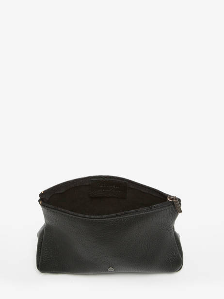 Pouch Madras Leather Etrier Black madras EMAD853 other view 1