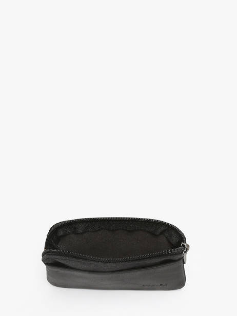 Leather Coin Purse Oil Etrier Black oil EOIL339 other view 1