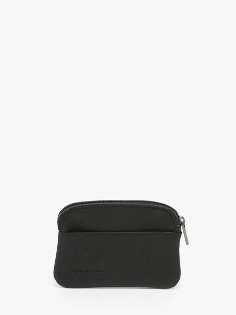 Leather Coin Purse Oil Etrier Black oil EOIL339 other view 2