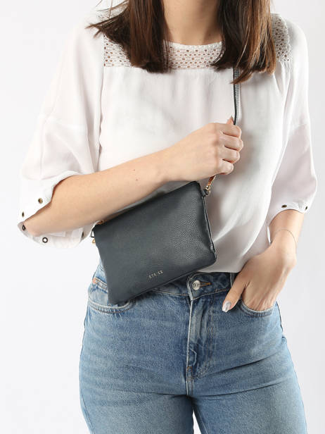 Crossbody Bag Tradition Cuir Etrier Blue tradition ETRA0141 other view 1