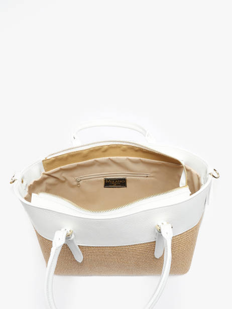 Satchel Capri Milano White capri CP23111 other view 3