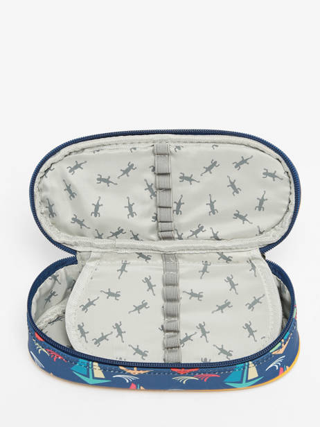 1 Compartment Pouch Cameleon Blue retro PBREPLUM other view 1