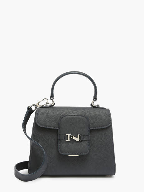 Leather Mini Duras Crossbody Bag Nathan baume Blue ines 4