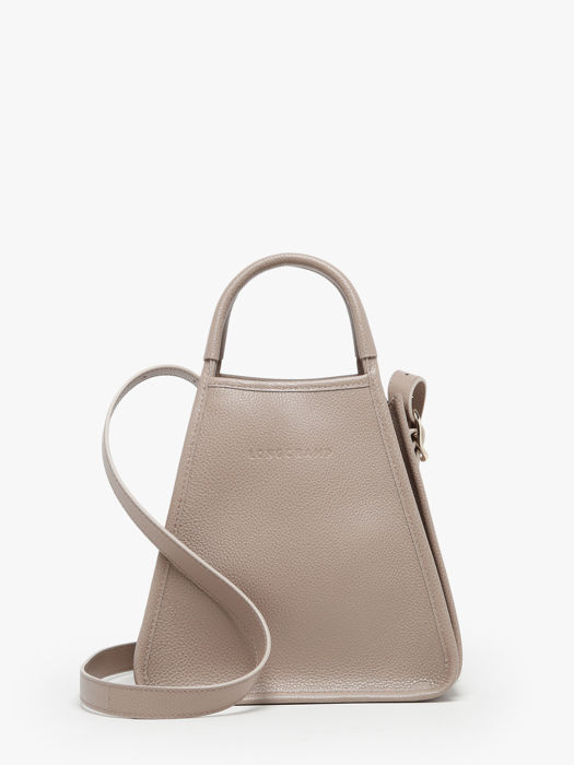 Longchamp Le foulonné Handbag Gray
