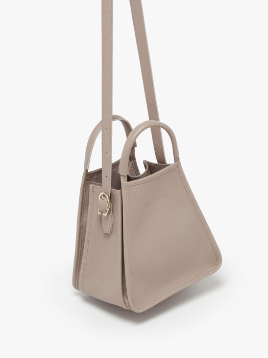 Longchamp Le foulonné Handbag Gray