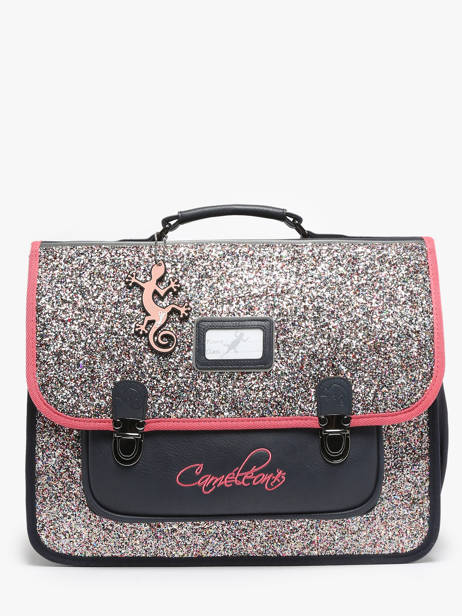 Satchel For Kids 2 Compartments Cameleon Multicolor retro CA38