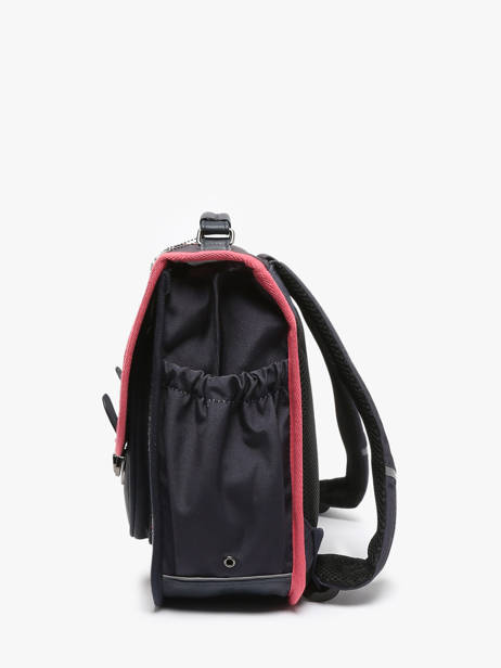 Satchel For Kids 2 Compartments Cameleon Multicolor retro CA38 other view 2