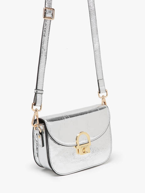 Shoulder Bag Altair Leather Etrier Silver altair EALA081S other view 2