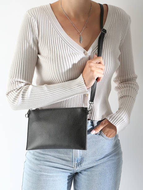 Shoulder Bag Caviar Leather Milano Black caviar CA240611 other view 1