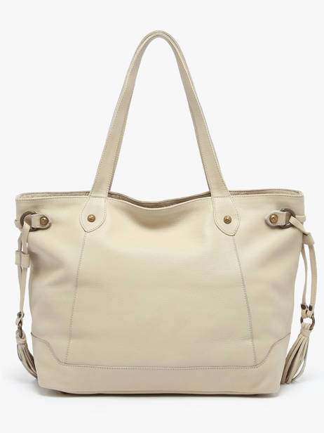 Shoulder Bag Cow Leather Basilic pepper Beige cow 155N other view 4