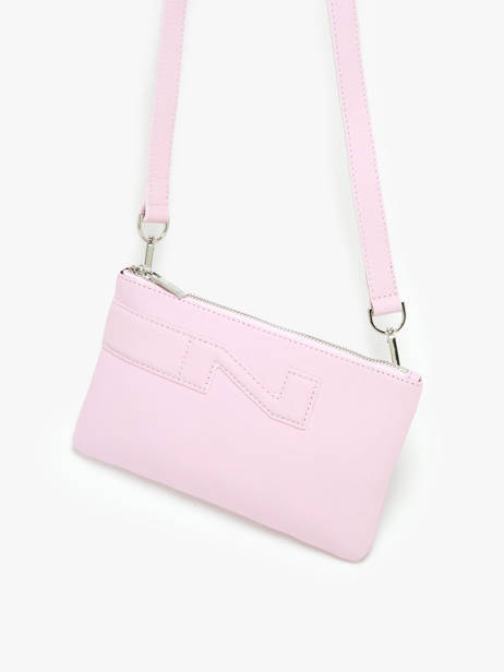 Leather Florence Crossbody Bag Nathan baume Pink n city 4 other view 2