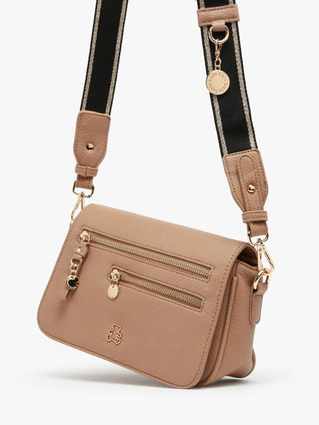 Sac Bandoulière Zip Lulu castagnette Marron zip WILDAN vue secondaire 2