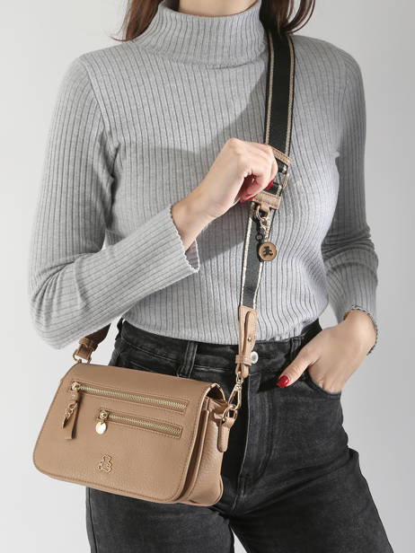 Sac Bandoulière Zip Lulu castagnette Marron zip WILDAN vue secondaire 1
