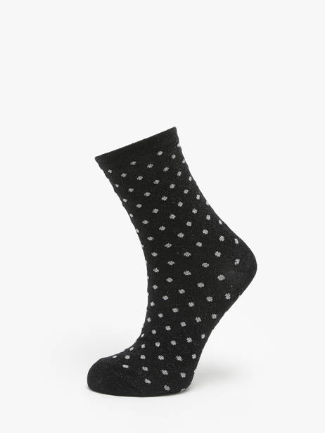 Chaussettes Pieces Noir socks women 17094859
