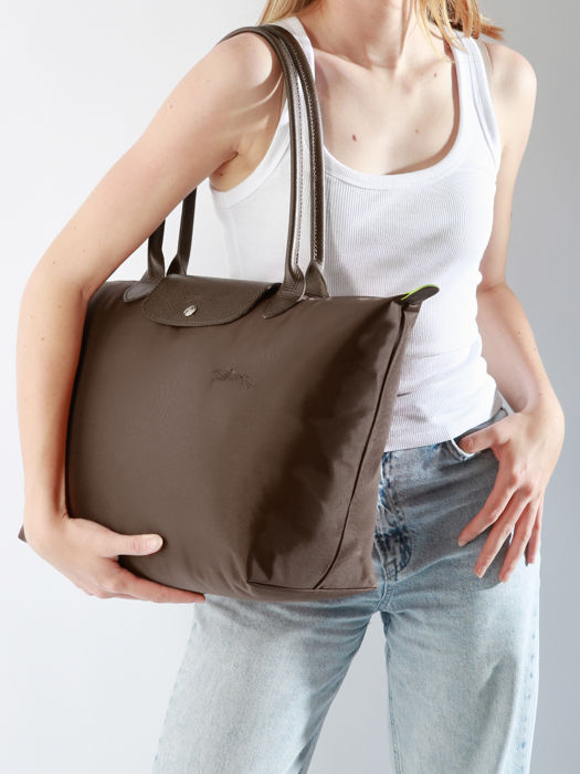 Longchamp Le pliage green Besaces Marron