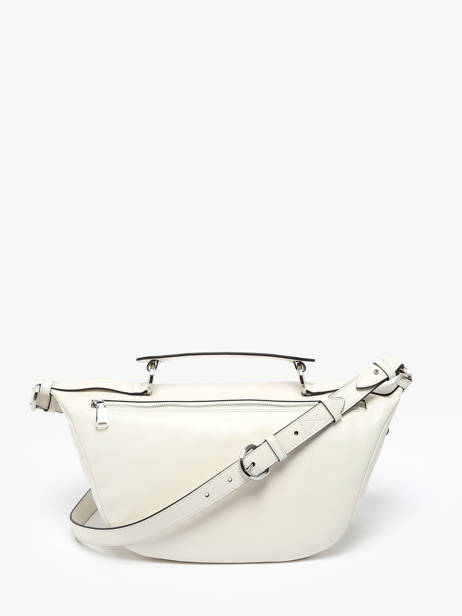 Medium Leather Origami Crossbody Bag Lancel Beige origami A12528 other view 4