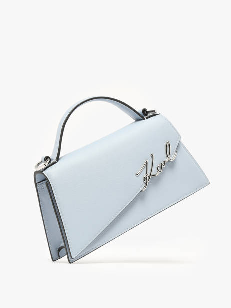 Shoulder Bag K Signature Leather Karl lagerfeld Blue k signature A1W30458 other view 2