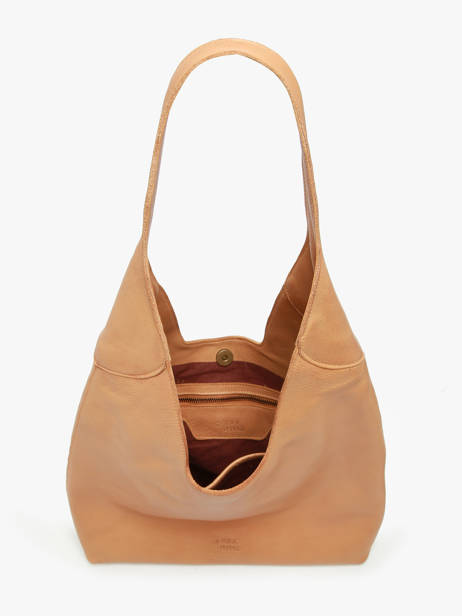 Shoulder Bag Cow Leather Basilic pepper Brown cow BCOW2L other view 3