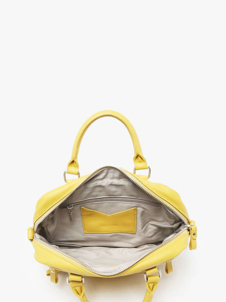 Leather Baby Macy Crossbody Bag Nat et nin Yellow vintage BABYMACY other view 3