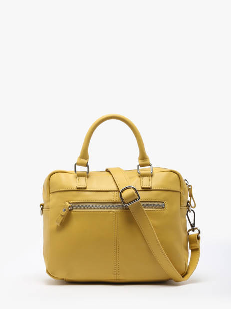 Leather Baby Macy Crossbody Bag Nat et nin Yellow vintage BABYMACY other view 4