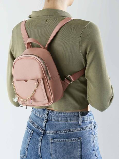 Backpack Torrow Pink girly TGIR03 other view 1