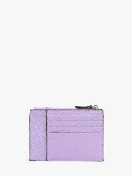 Leather Card Holder Ninon Lancel Violet ninon A10537 other view 2