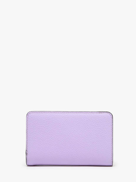 Compact Leather Ninon Zip Wallet Lancel Violet ninon A11123 other view 2