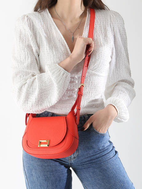Shoulder Bag Paulette Leather Lancel Orange paulette A13330 other view 1