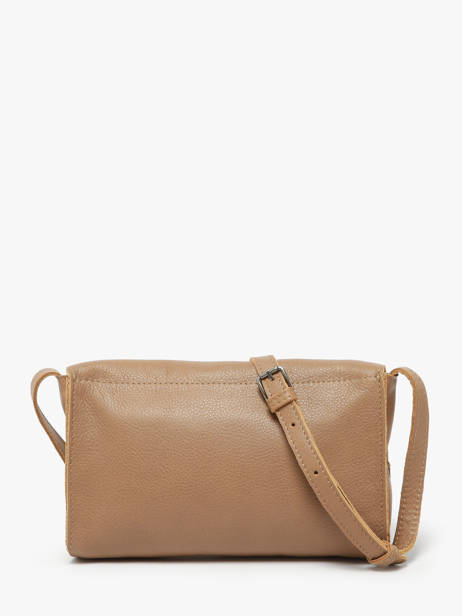 Shoulder Bag Leather Leather Biba Brown leather CET3L other view 4