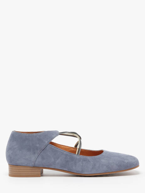 Ballerinas Anima In Leather Mam'zelle Blue women CSGAN25