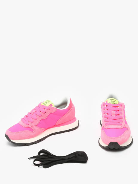 Sneakers Ally Solid Nylon Sun68 Pink women Z35201 other view 3