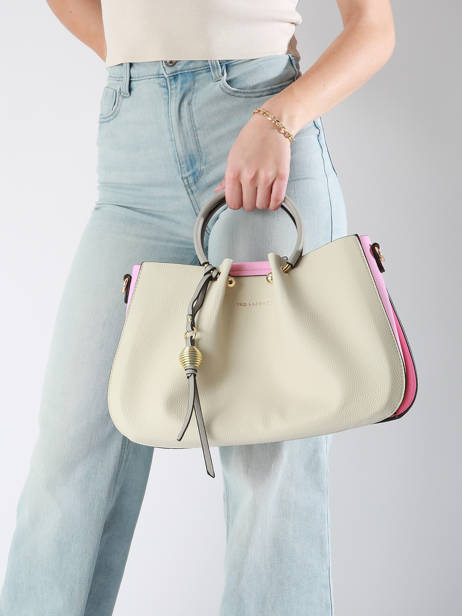 Shopping Bag Gretel Ted lapidus Beige gretel TLAU8924 other view 1