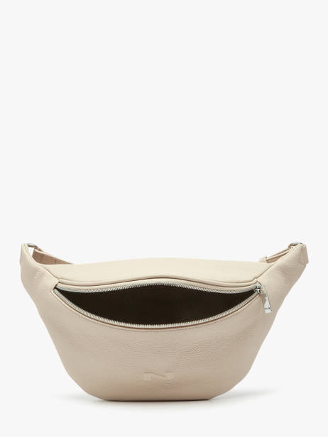 Sac Banane Large Derby Bis Cuir Nathan baume Beige n city 22 vue secondaire 3