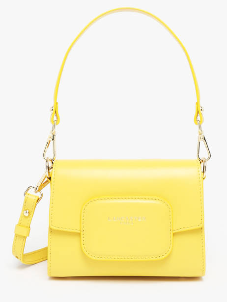 Crossbody Bag Paris Pad Leather Lancaster Yellow paris pad 59