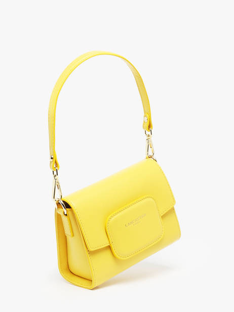 Crossbody Bag Paris Pad Leather Lancaster Yellow paris pad 59 other view 2