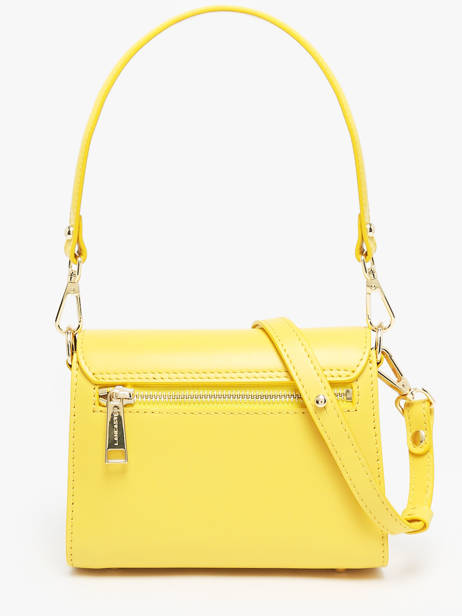Crossbody Bag Paris Pad Leather Lancaster Yellow paris pad 59 other view 4