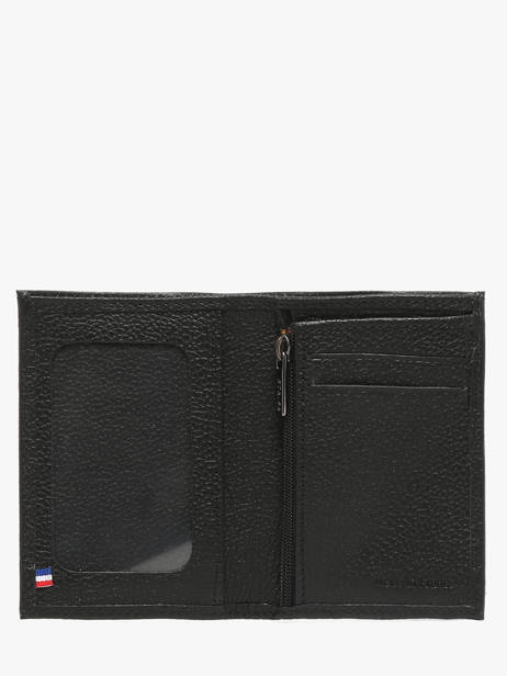 Wallet With Coin Purse Madras Leather Etrier Black madras EMAD941 other view 1