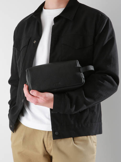 Trousse De Toilette Flandres Cuir Etrier Noir flandres EFLA920M vue secondaire 1