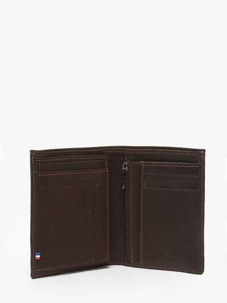 Wallet With Coin Purse Oil Leather Etrier Brown oil EOIL142 other view 1