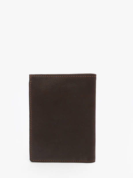 Wallet With Coin Purse Oil Leather Etrier Brown oil EOIL142 other view 3