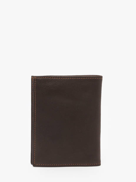 Leather Wallet Oil Etrier Brown oil EOIL247 other view 3