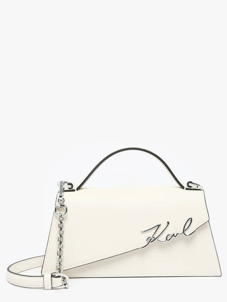 Sac Bandoulière Karl lagerfeld Blanc k signature A1W30458