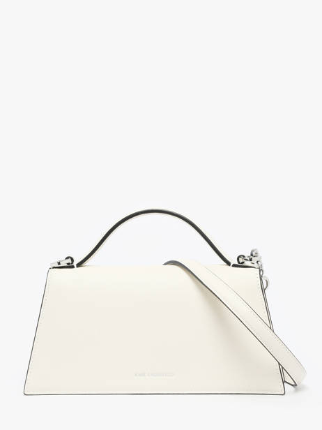 Sac Bandoulière Karl lagerfeld Blanc k signature A1W30458 vue secondaire 4