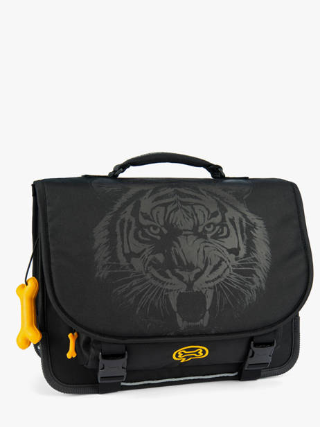 Satchel 2 Compartments Lily Boys Stones and bones Black boys B other view 2