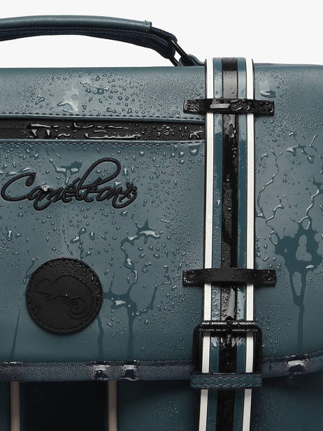 Sac à Dos Vintage North 2 Compartiments Cameleon Bleu vintage north SD39 vue secondaire 6