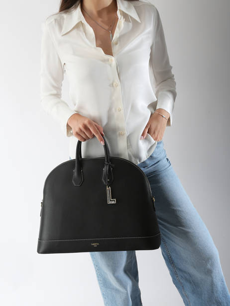 Sac à Main Belleville Cuir Lancel Noir belleville A13737 vue secondaire 1