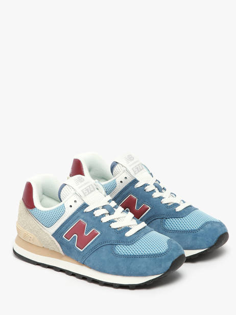 Sneakers En Cuir New balance Bleu boy U574SPR vue secondaire 2